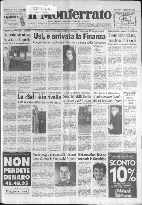 Il Monferrato - Edizione 10 del 07/02/1995
